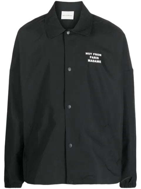 Drôle De Monsieur slogan jacket
