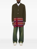 Comme des Garçons Homme Plus patterned-patchwork cardigan