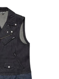 Black Comme Des Garçons panelled gilet