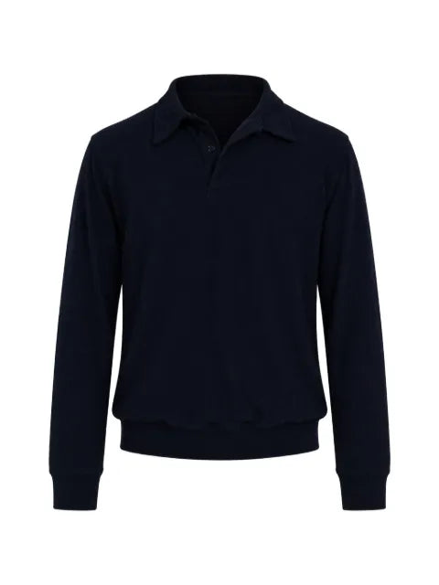 Les Tien piqué long-sleeved polo shirt