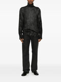 Avant Toi distressed roll-neck sweater