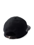 Prada cotton and leather baseball cap