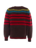 Lanvin striped sweater in wool and cashmere
