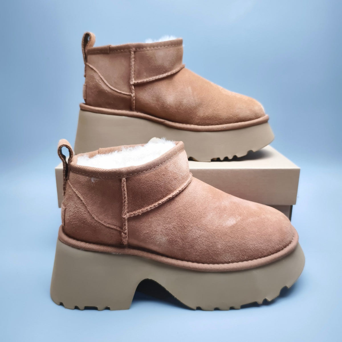 Chestnut Platform High-Heel Fashion Shoes — New Arrival | In Stock