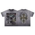MAJESTIK Winged Cross Graphic T-Shirt