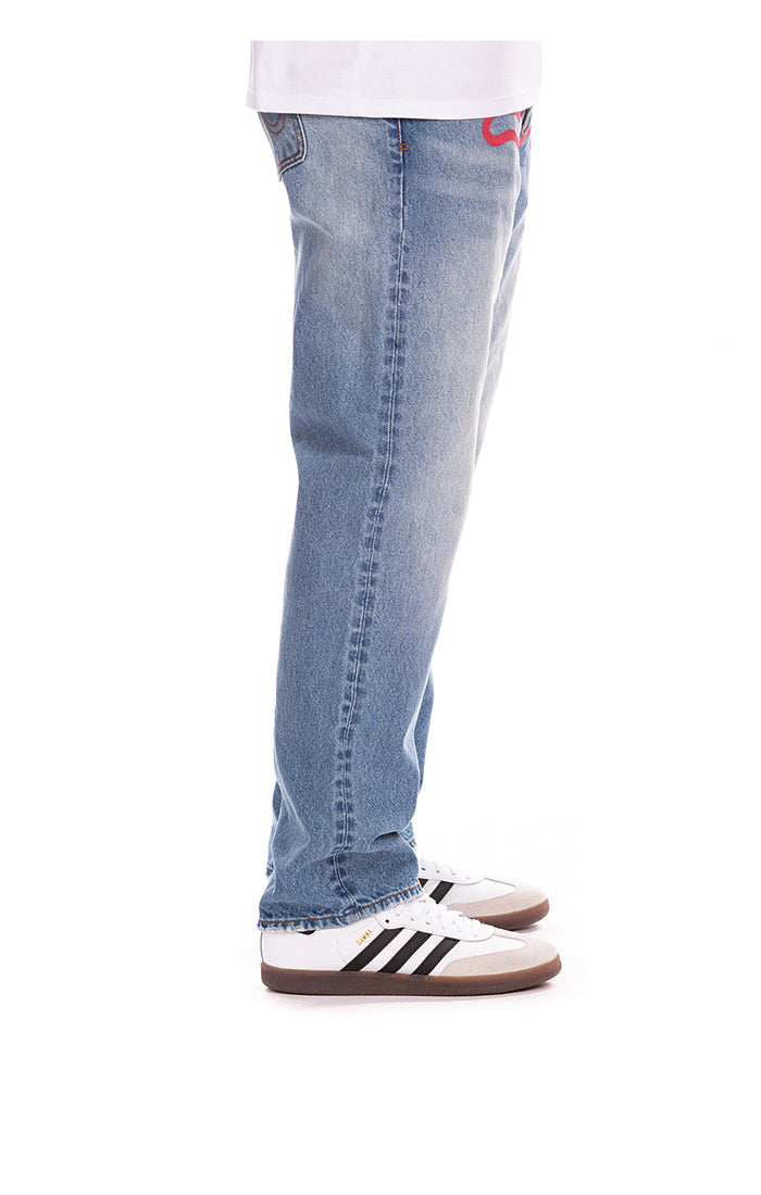 Icecream Rasberry Straight Leg Jean